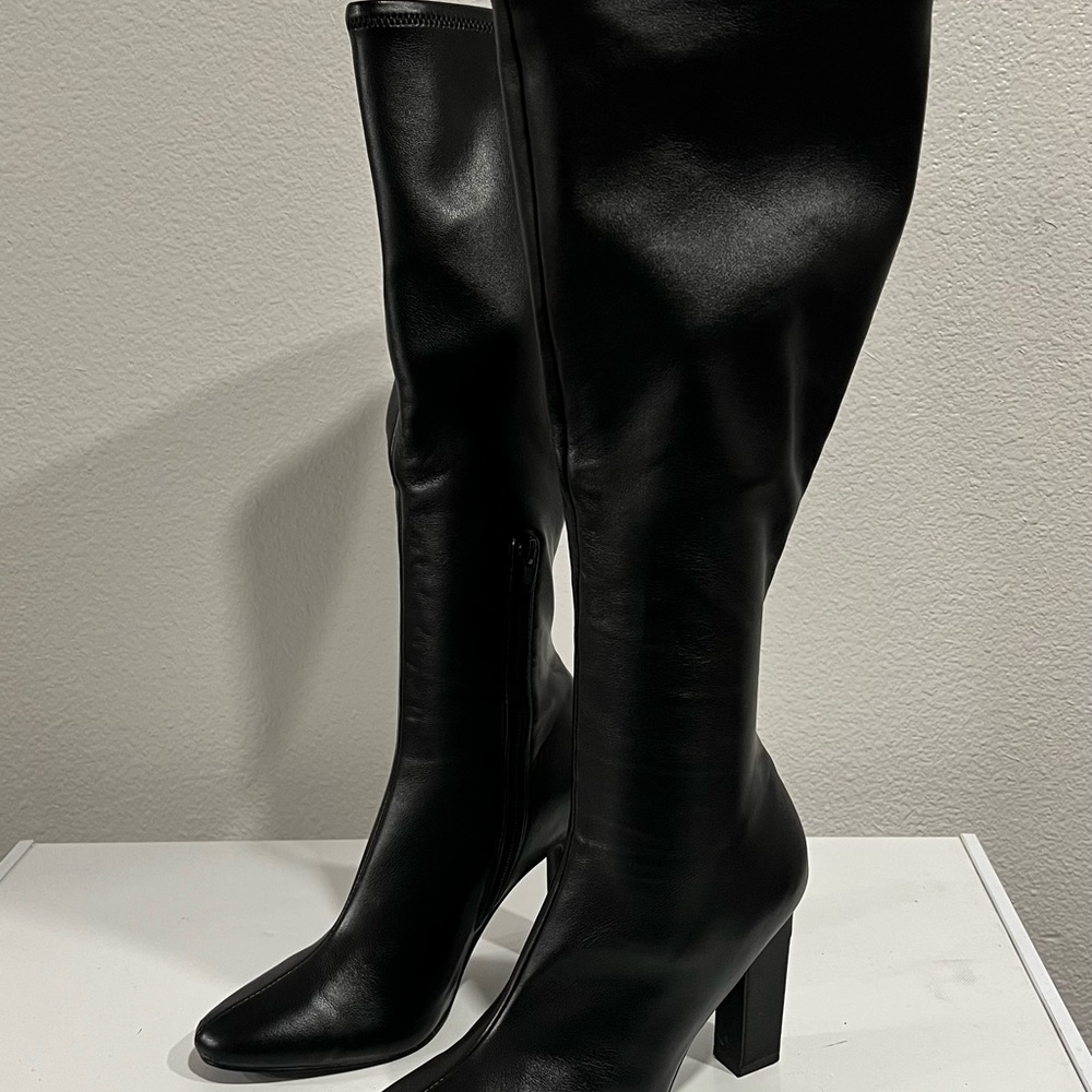 Steve Madden Black Knee High Boots